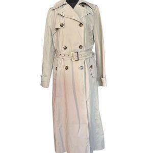 Michael Kors Classic Woman’s Beige Trench Coat- Size Medium
